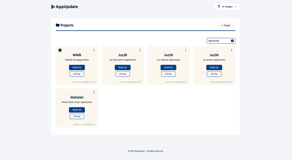 AppUpdate screenshot